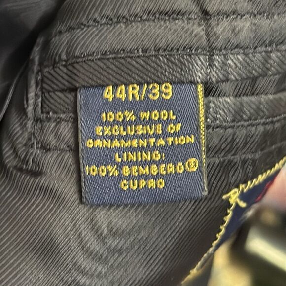 Brooks Brothers 1818 Fitzgerald Pin Striped Suit Jacket Size 44R C40 - Picture 12 of 12